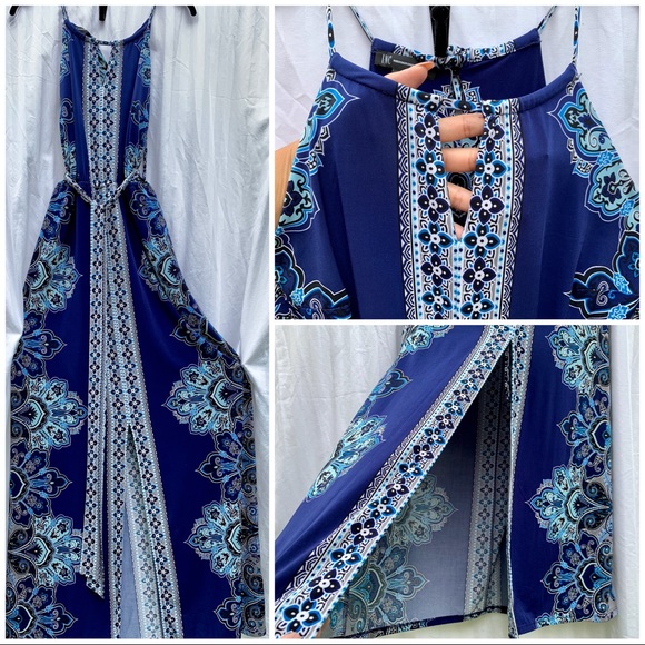 INC International Concepts Dresses & Skirts - 🦋Gorgeous Long Flowing Dress | Front Slit | Belt